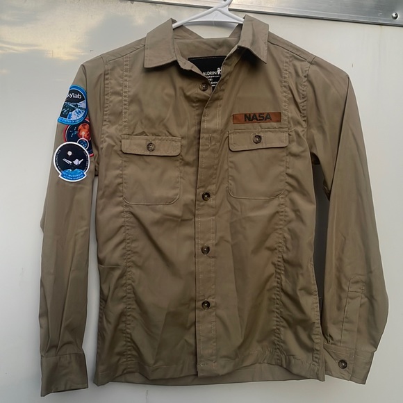 NASA buzz aldrin costume shirt - Astronaut Halloween - Picture 1 of 5